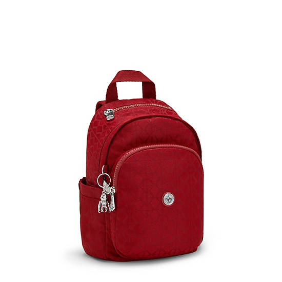 Kipling Delia Mini Ryggsäck Röda | SE 1651AH